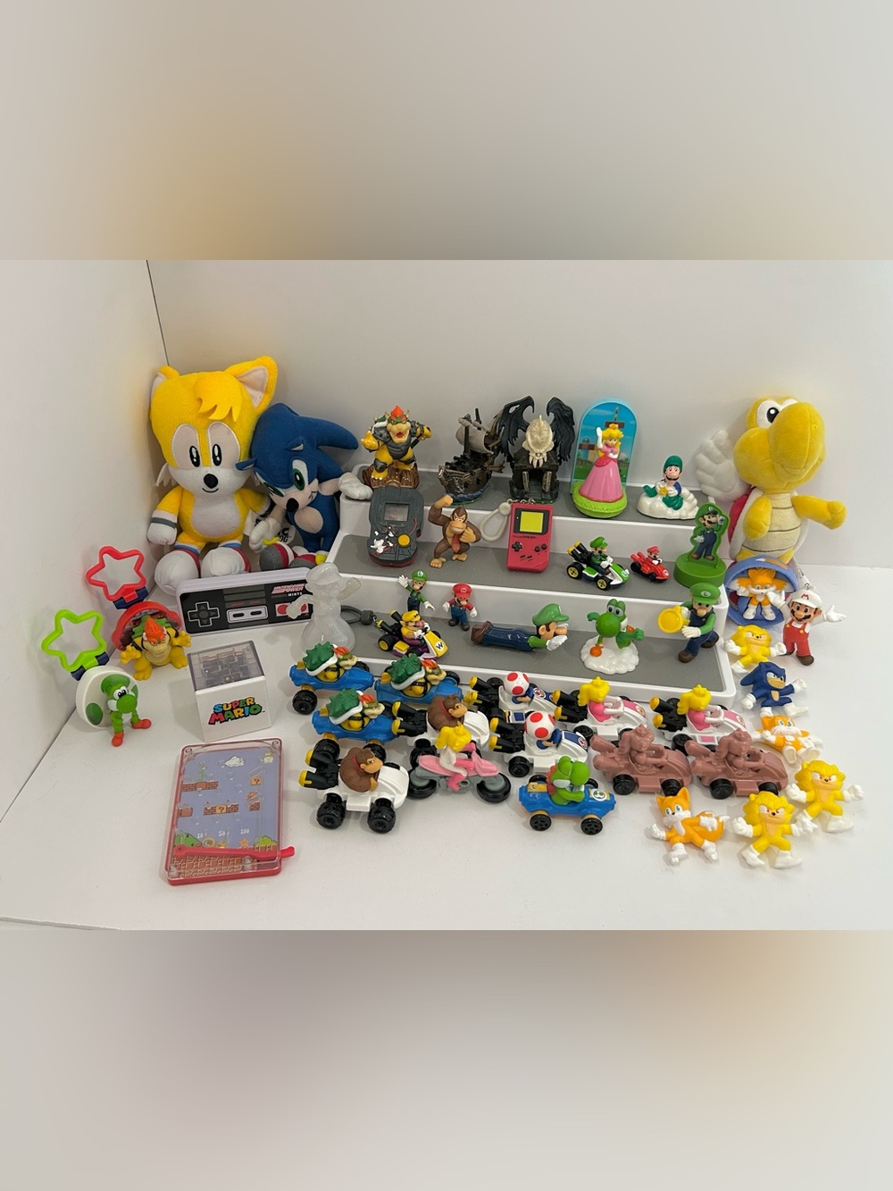 Nintendo Super Mario & Sonic the Hedgehog Toys & Plush Lot